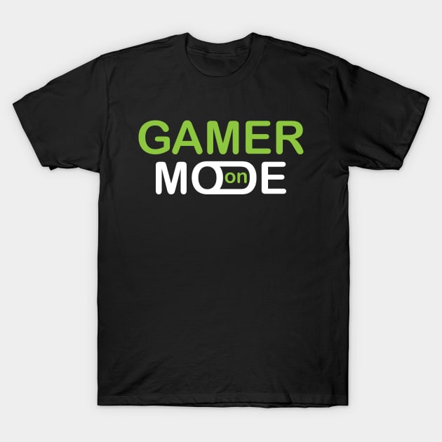 Gamer Mode On T-Shirt by TeeMaruf